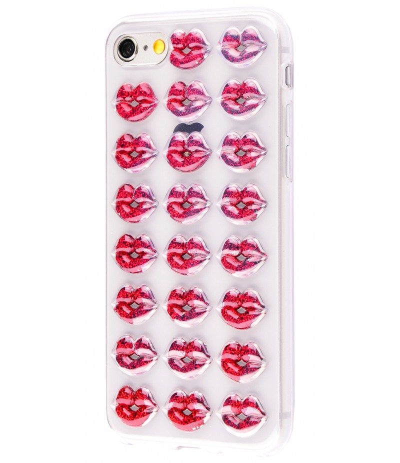 Confetti Kiss (TPU) iPhone 6/6s Red
