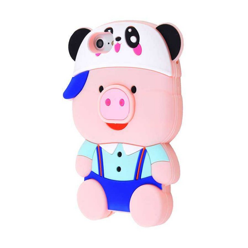3D чехол Teenager Pig iPhone 6/6s/7 01