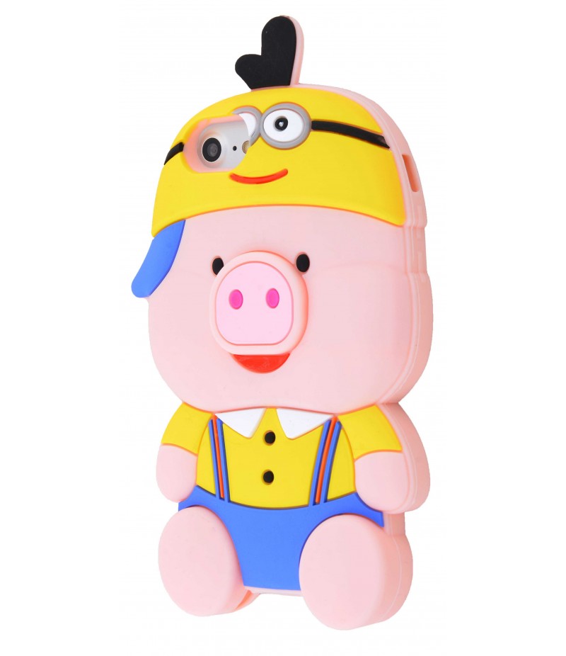3D чехол Teenager Pig iPhone 6/6s/7 08