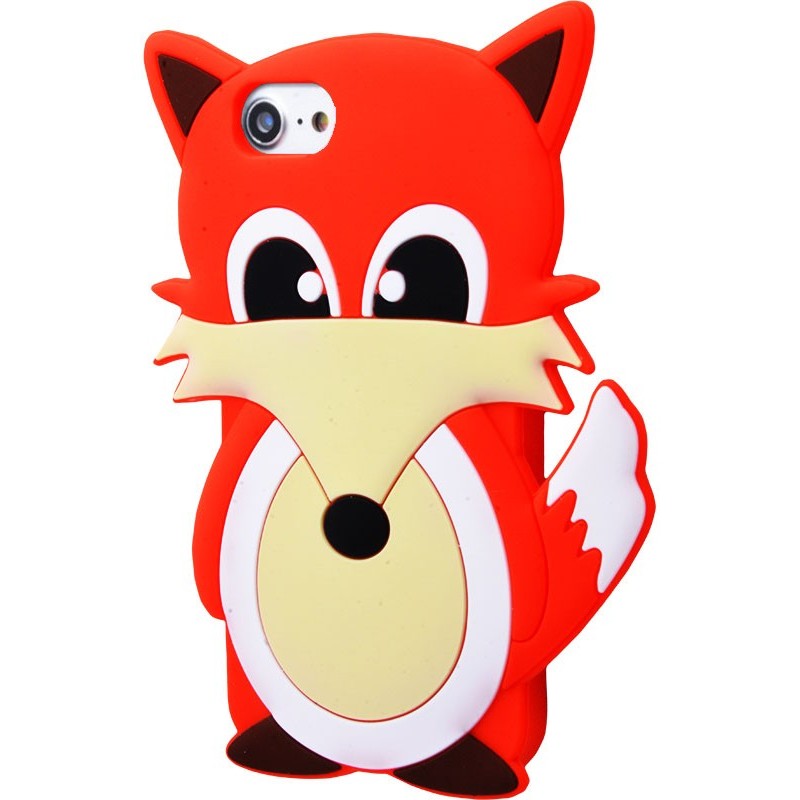 3D чехол Fox iPhone 6/6s/7/8 red