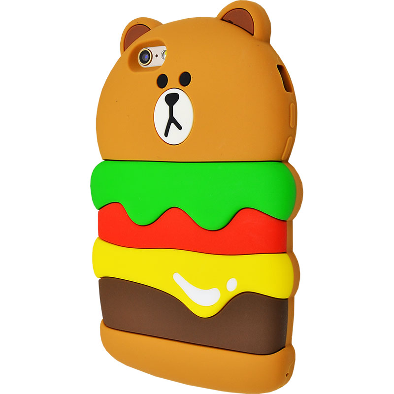 3D чехол Bear Burger iphone 6