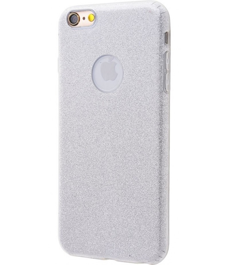 Ударопрочный чехол Shining Glitter iPhone 6 silver