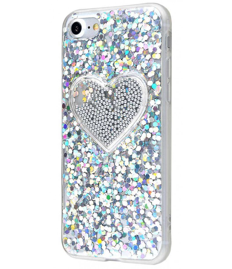 Diamond Hearts New (TPU) iPhone 7/8 07