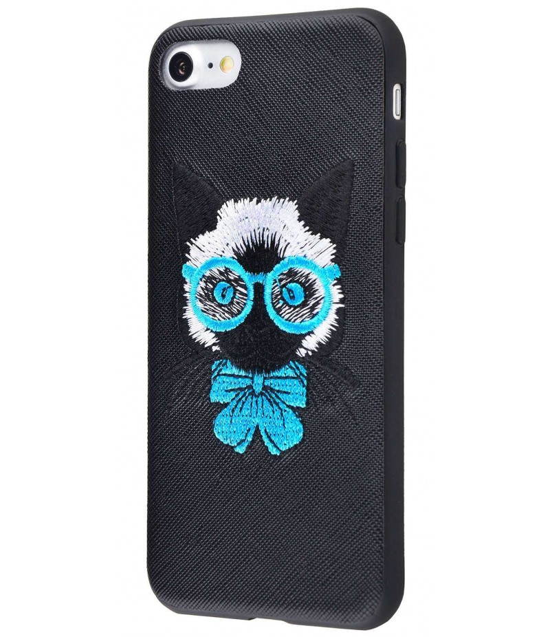 Embroider Animals Leather iPhone 7/8 01