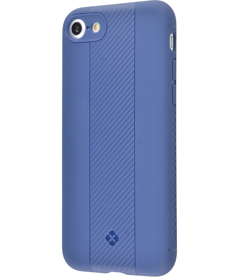 Totu Soft Series Carbon Fiber Case (TPU) iPhone 7/8 Blue