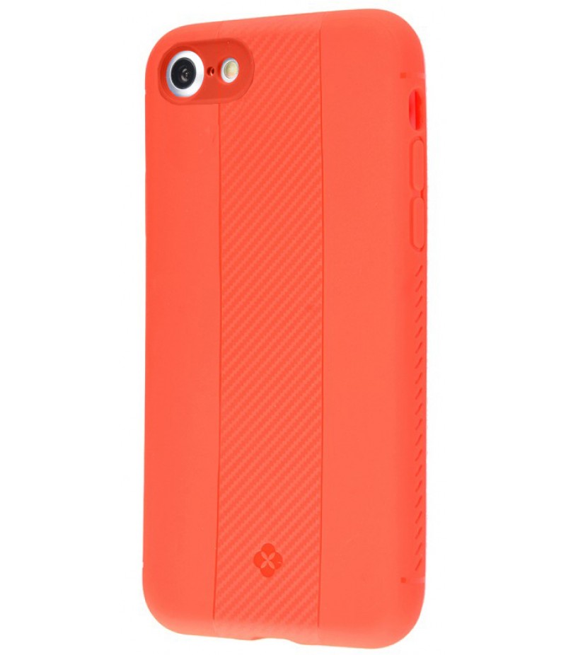 Totu Soft Series Carbon Fiber Case (TPU) iPhone 7/8 Red