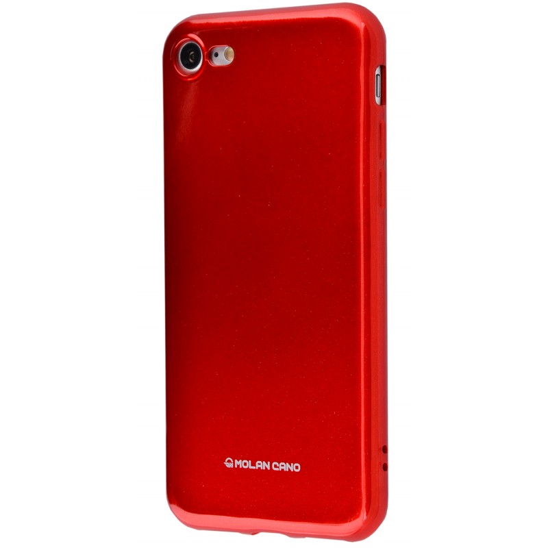 Molan Cano Glossy Jelly Case iPhone 7/8 Bordo