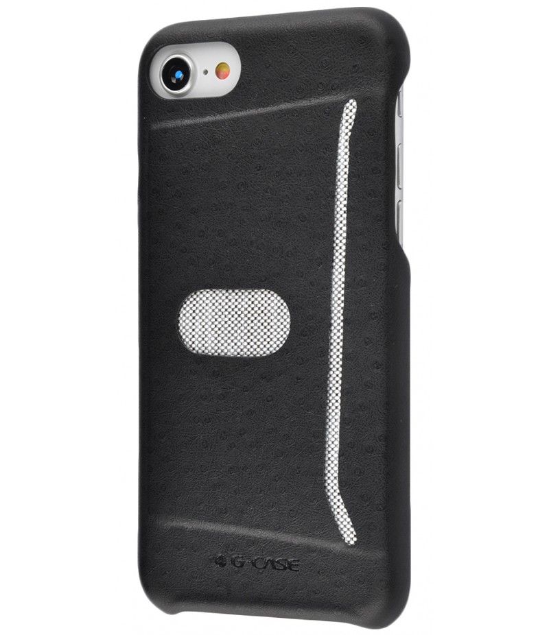 G-Case Jazz Series With Card Slot (Leather) iPhone 7/8 Black