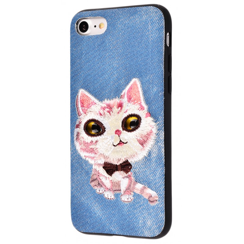 Embroider Animals Jeans NEW iPhone 7/8 06
