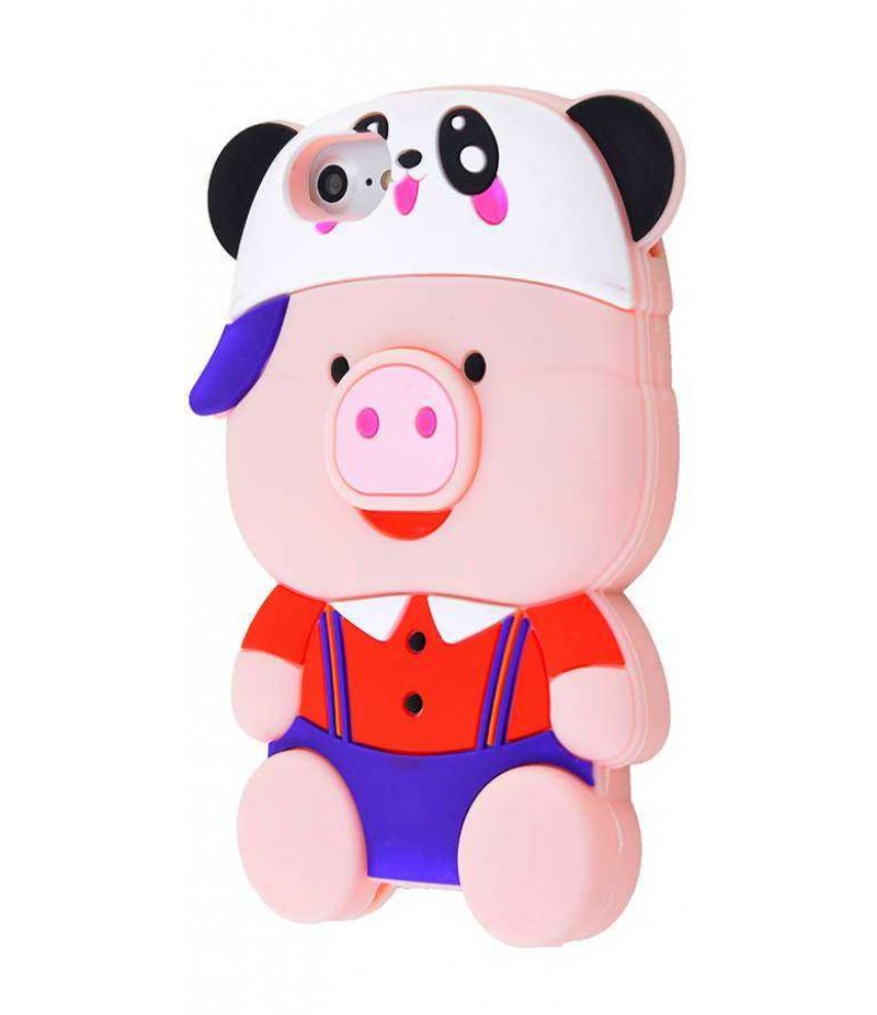 3D чехол Teenager Pig iPhone 6/6s/7 02