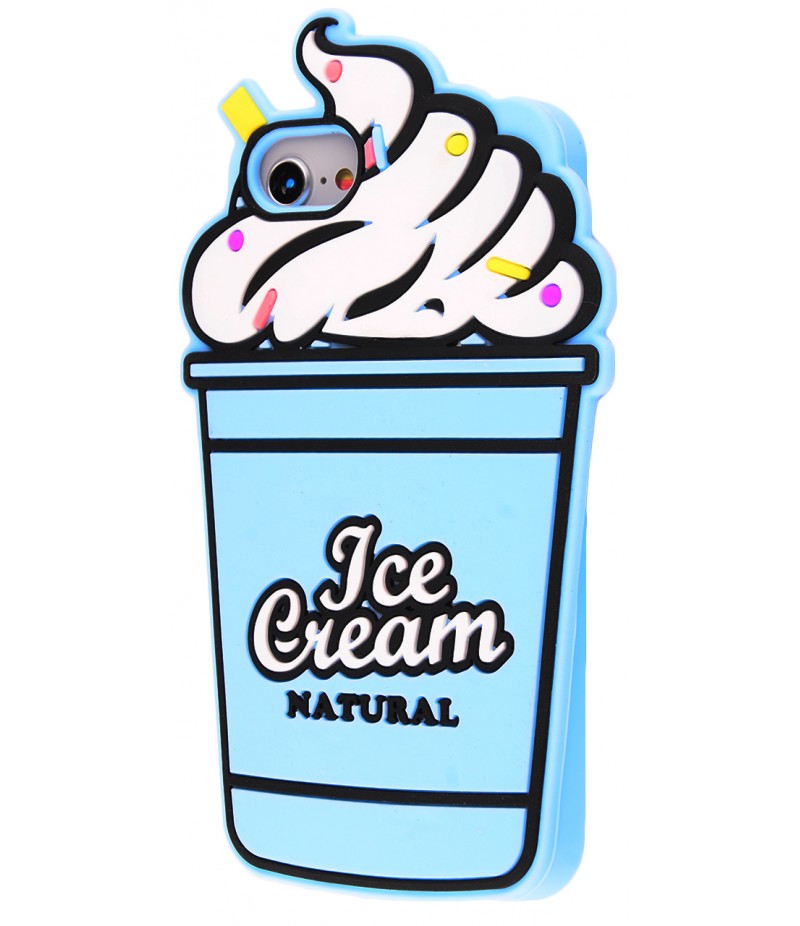 3D чехол ICE Cream Natural iPhone 6/6s/7/8 Blue