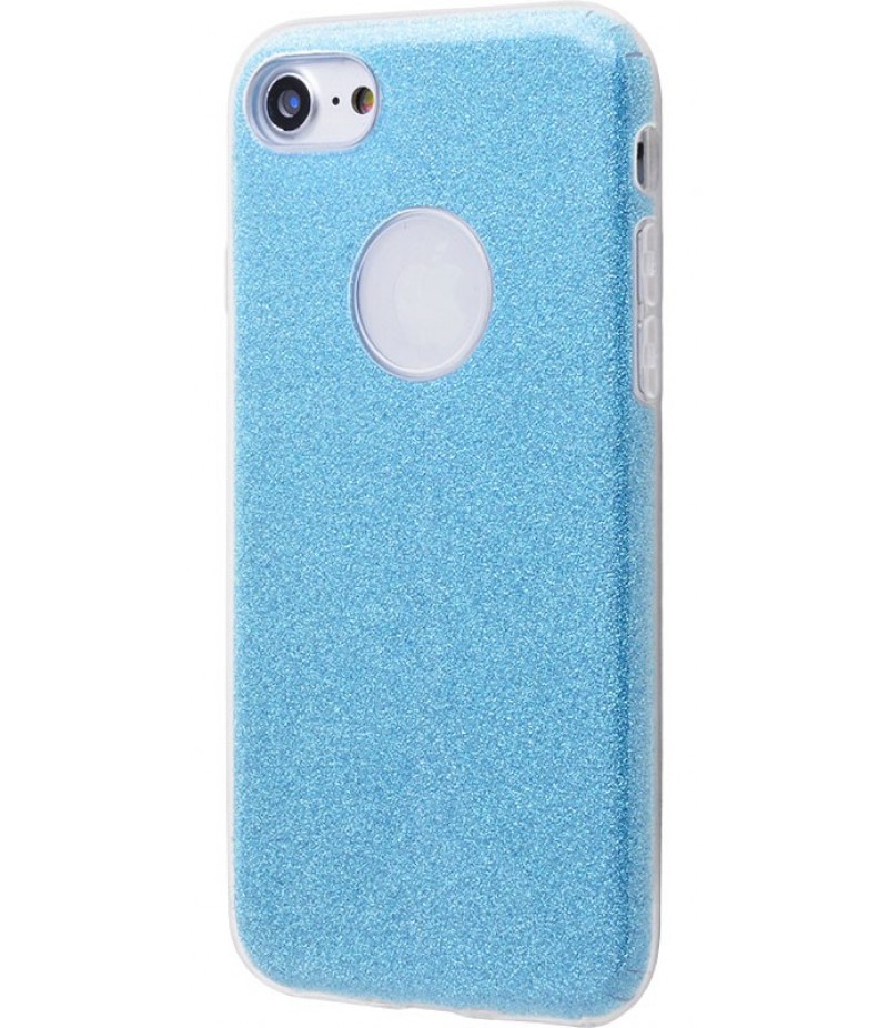Ударопрочный чехол Shining Glitter iPhone 7/8 blue