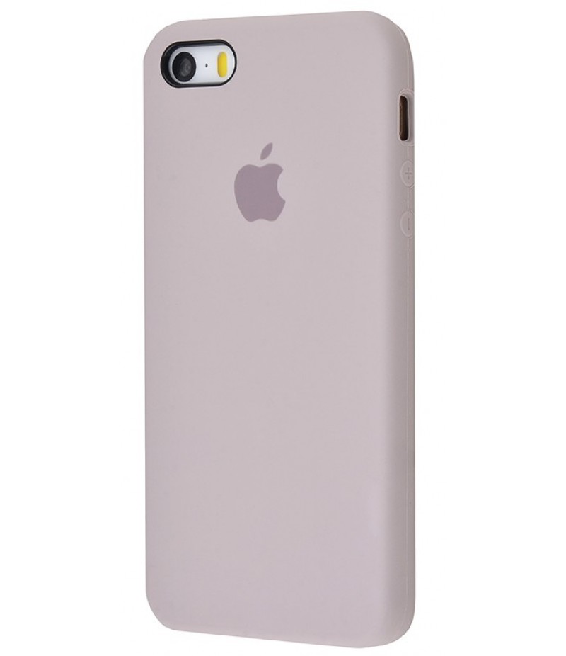 Original silicone case для IPhone 5/5s/SE lavender