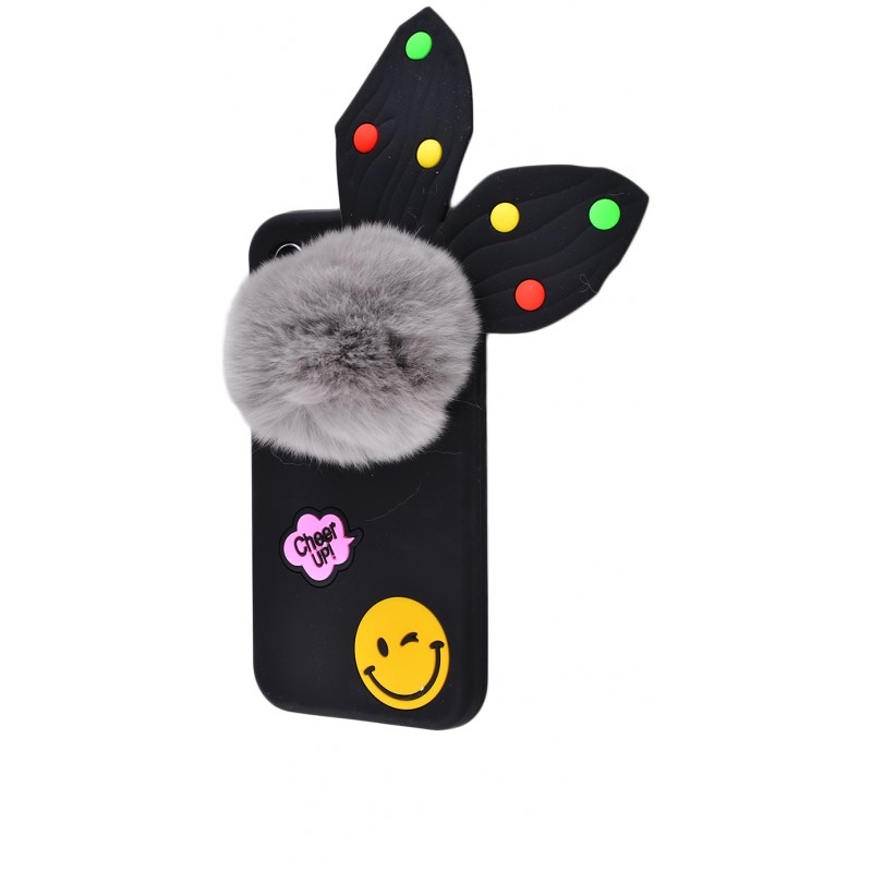 3D чехол Fancy Bunny iPhone X Black