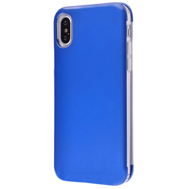 Molan Cano Capsule Flip Hard Case iPhone X Blue