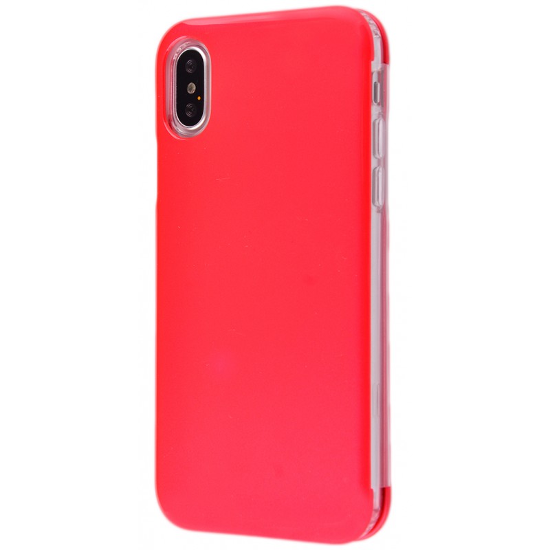 Molan Cano Capsule Flip Hard Case iPhone X Pink
