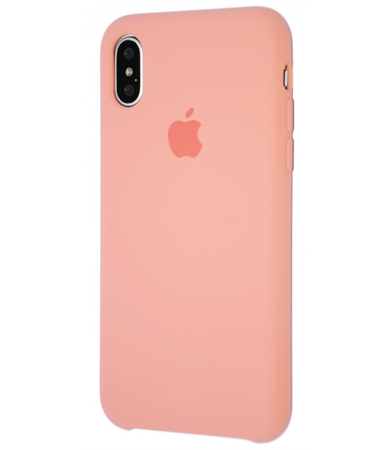 Original Silicone Case (Copy) for iPhone X Begonia Red