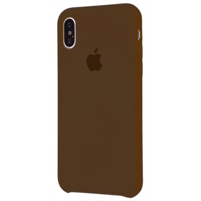  Original Silicone Case (Copy) for iPhone X Brown 