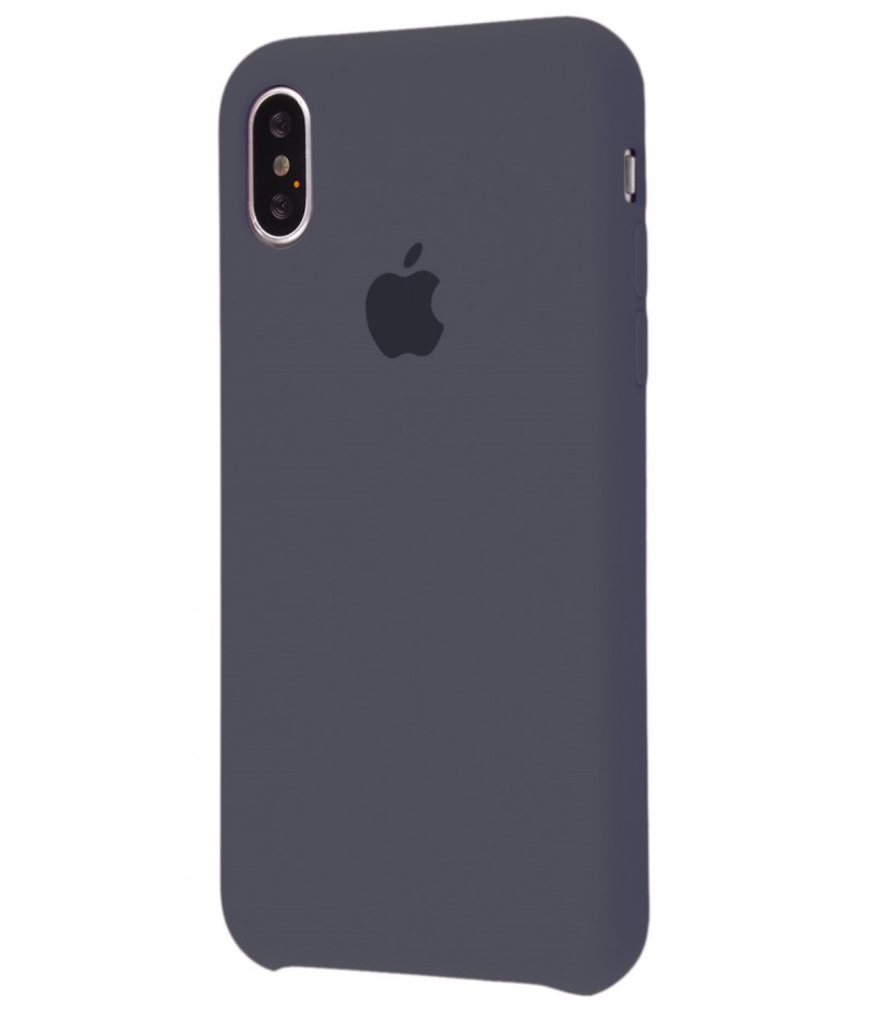 Original Silicone Case (Copy) for iPhone X Charcoal Grey