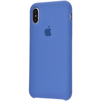  Original Silicone Case (Copy) for iPhone X Ocean Blue 