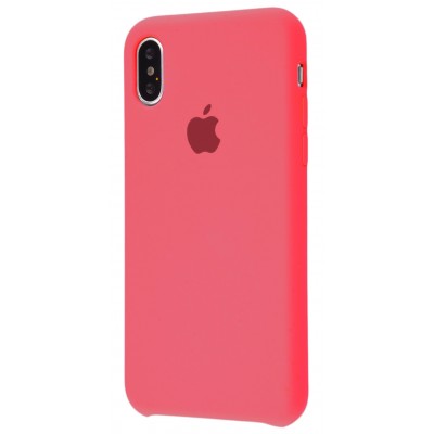  Original Silicone Case (Copy) for iPhone X Pink Orange 