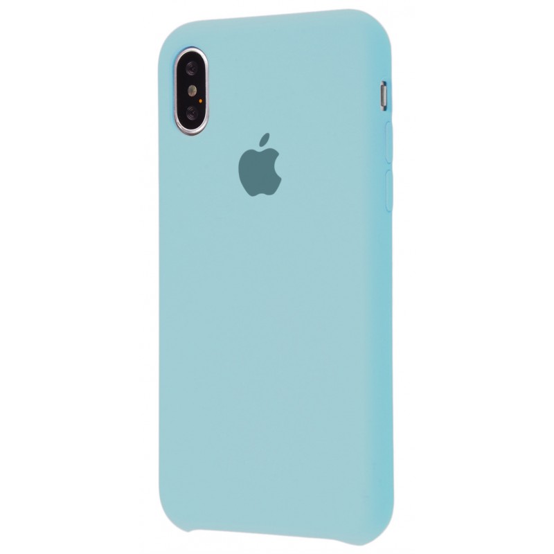 Original Silicone Case (Copy) for iPhone X Sea Blue