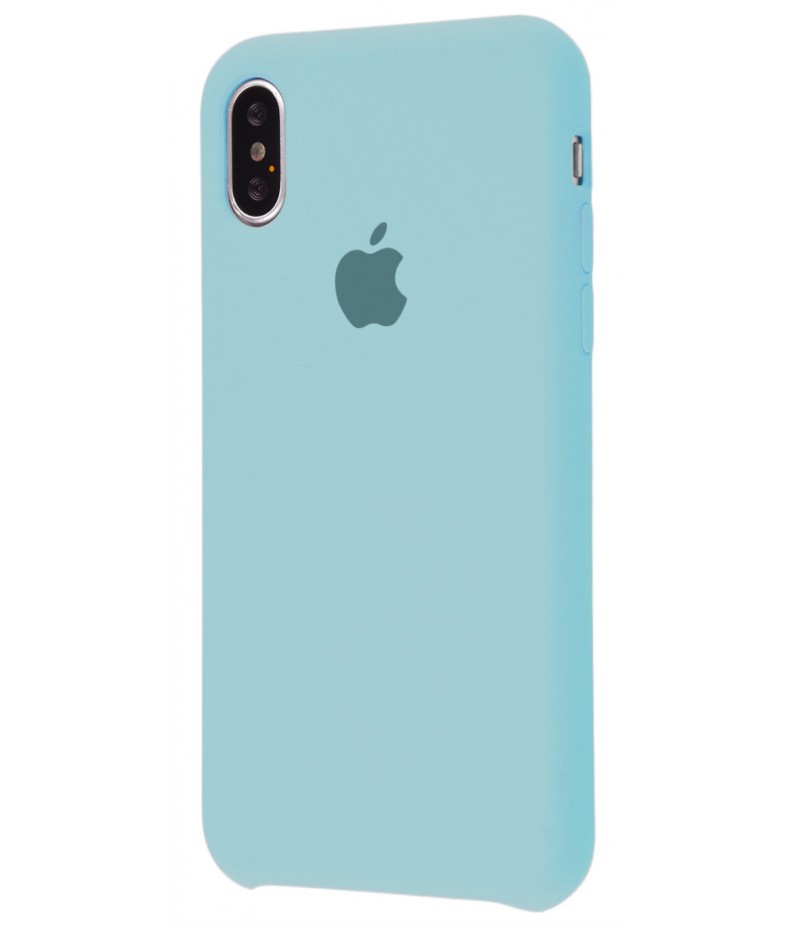 Original Silicone Case (Copy) for iPhone X Sea Blue