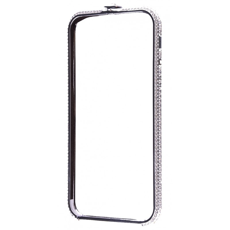 Бампер камни Swarovski iPhone X Silver