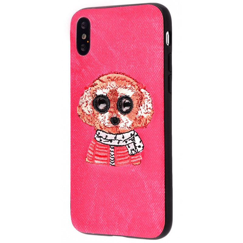 Embroider Animals Jeans NEW iPhone X 02