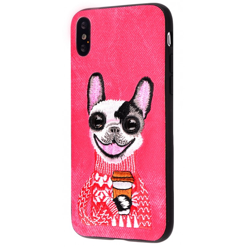 Embroider Animals Jeans NEW iPhone X 03