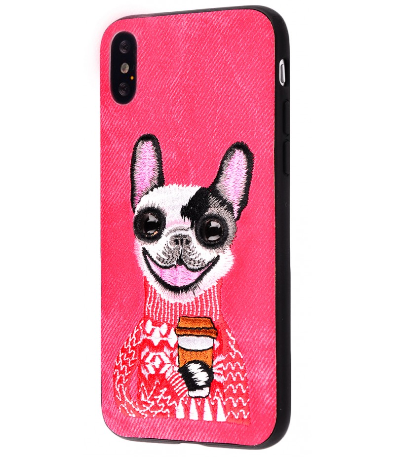 Embroider Animals Jeans NEW iPhone X 03