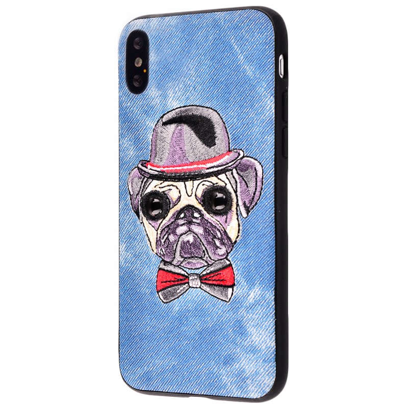 Embroider Animals Jeans NEW iPhone X 04