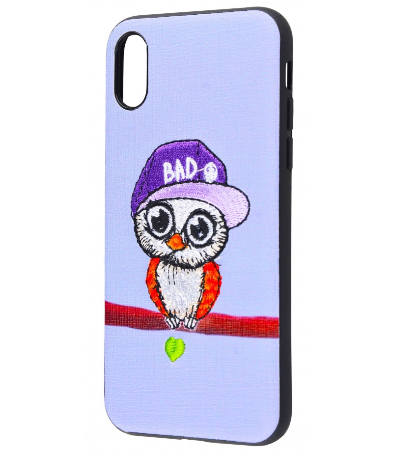Embroider Animals Leather iPhone X 02