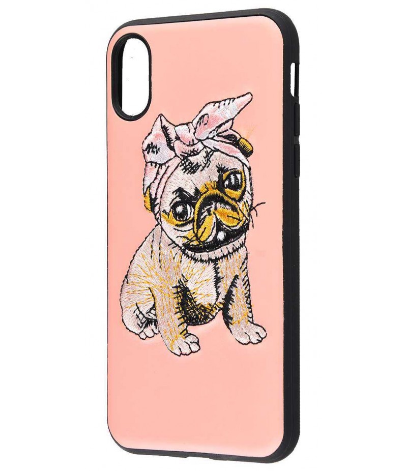 Embroider Animals Leather iPhone X 04