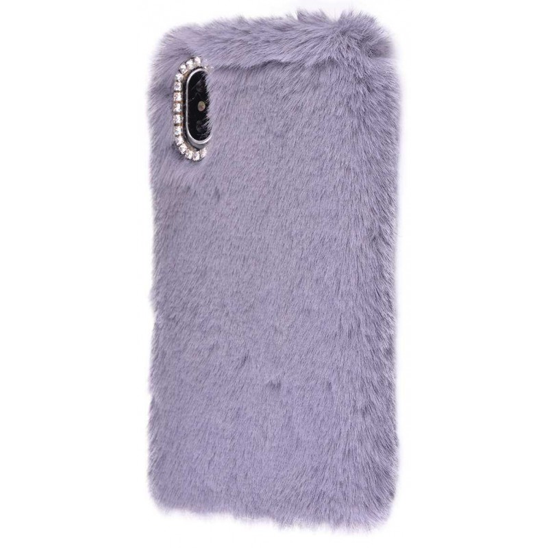 Накладка Fluffy Wool iPhone X 02