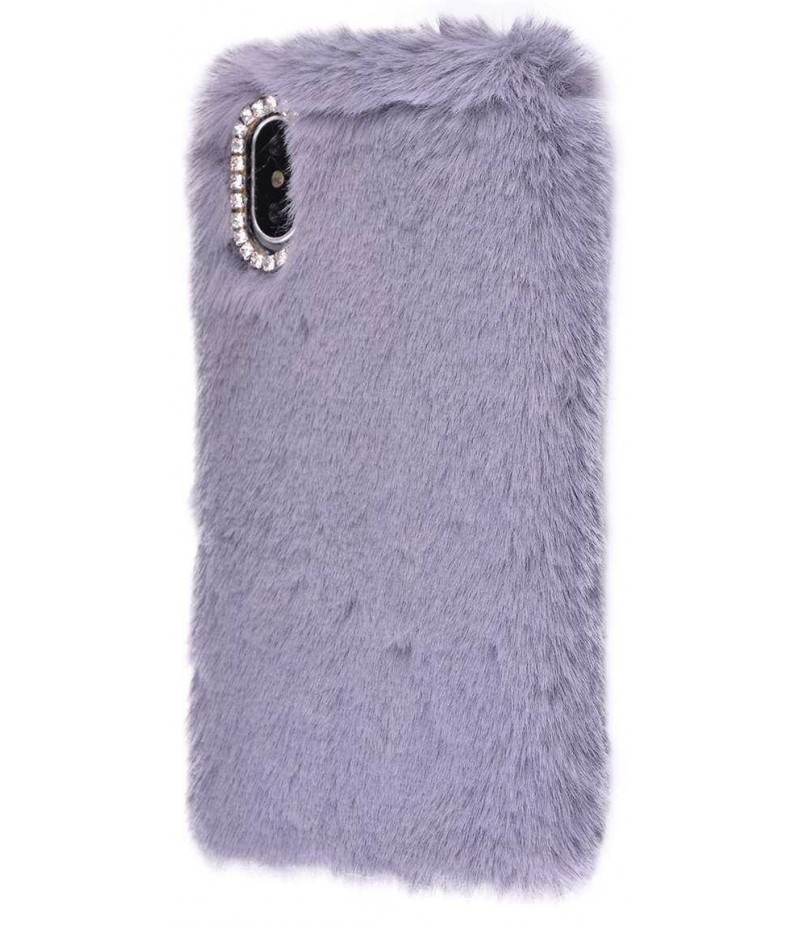 Накладка Fluffy Wool iPhone X 02