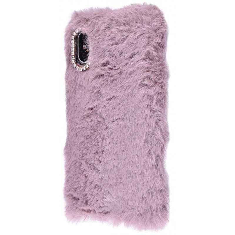 Накладка Fluffy Wool iPhone X 03