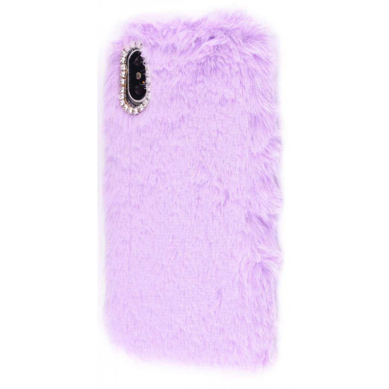 Накладка Fluffy Wool iPhone X 06