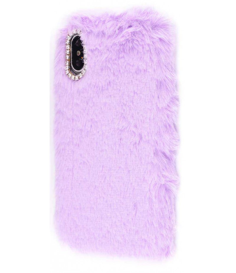 Накладка Fluffy Wool iPhone X 06