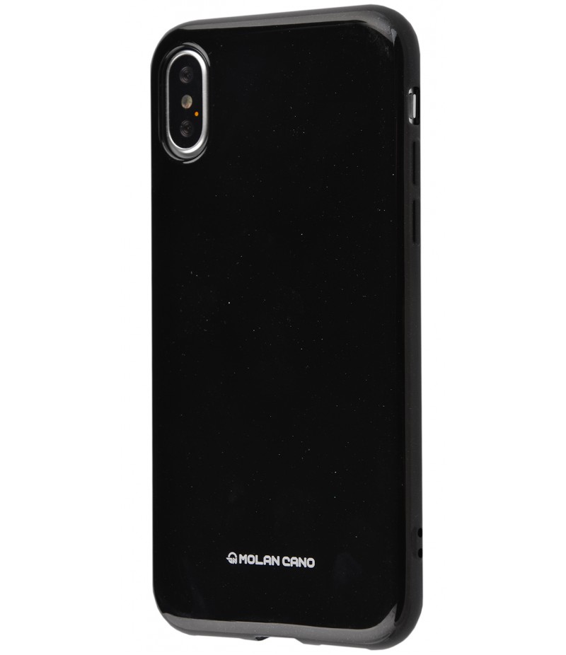 Molan Cano Glossy Jelly Case iPhone X Black