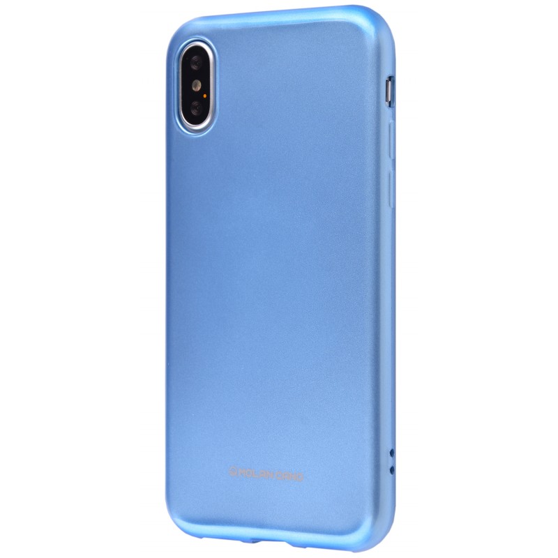 Molan Cano Glossy Jelly Case iPhone X Blue
