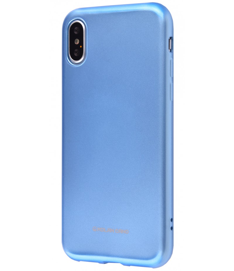 Molan Cano Glossy Jelly Case iPhone X Blue
