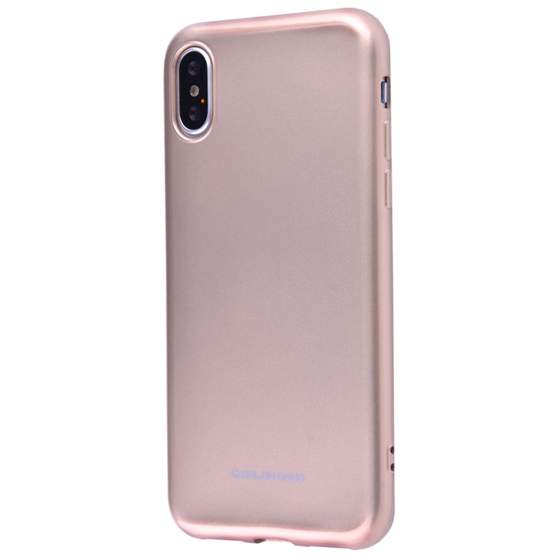 Molan Cano Glossy Jelly Case iPhone X Gold