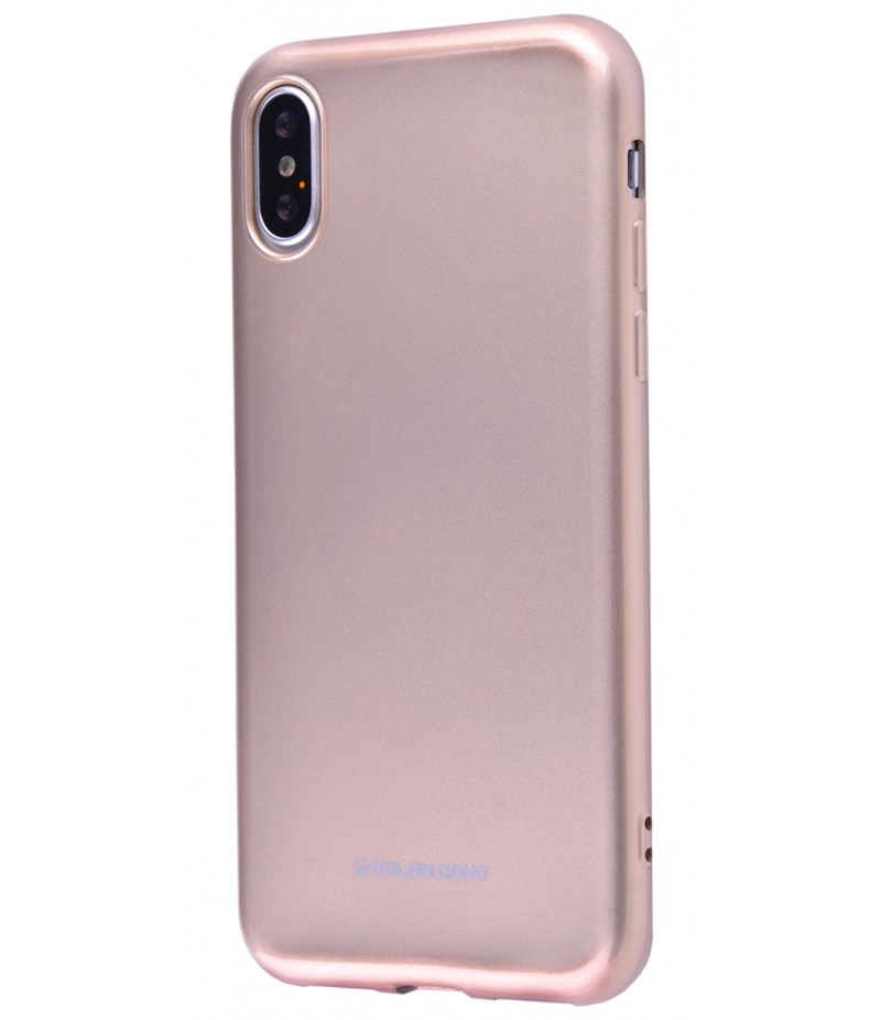 Molan Cano Glossy Jelly Case iPhone X Gold
