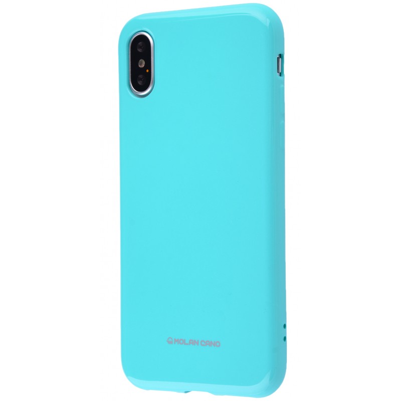 Molan Cano Glossy Jelly Case iPhone X Mint