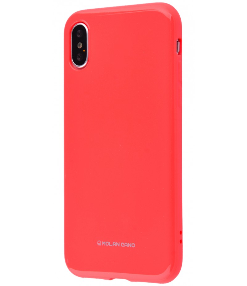 Molan Cano Glossy Jelly Case iPhone X Pink