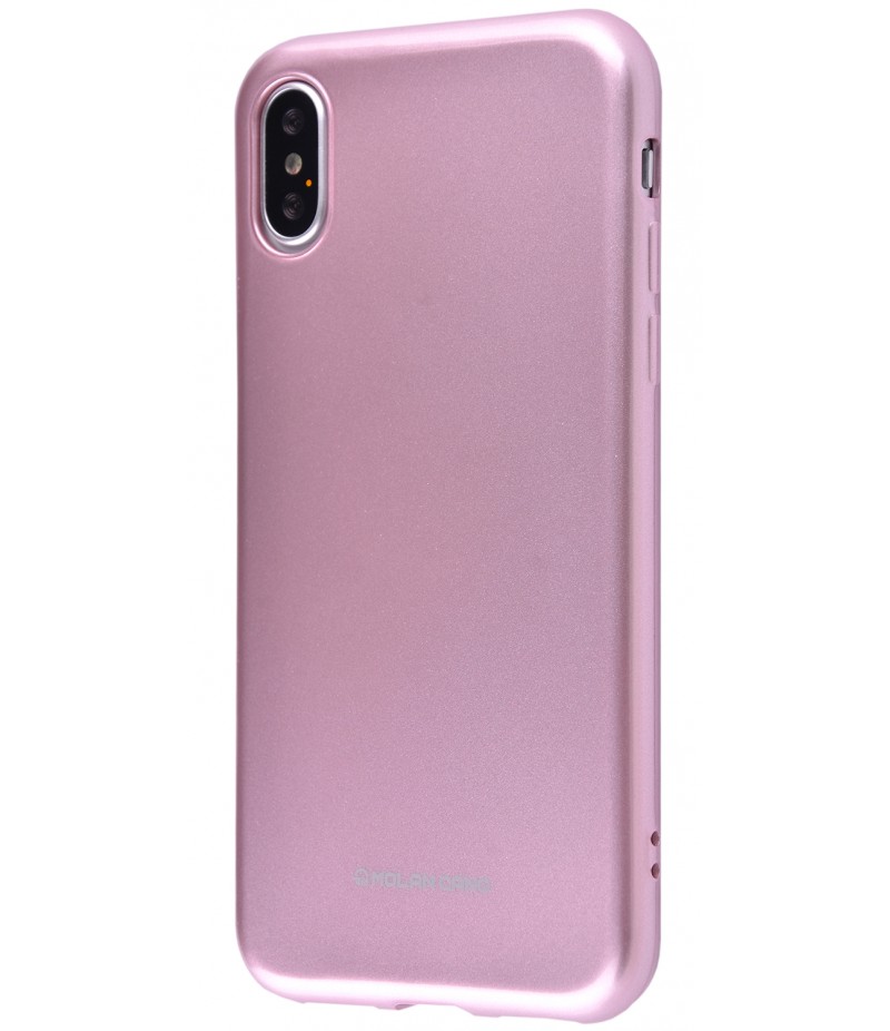 Molan Cano Glossy Jelly Case iPhone X Rose_Gold