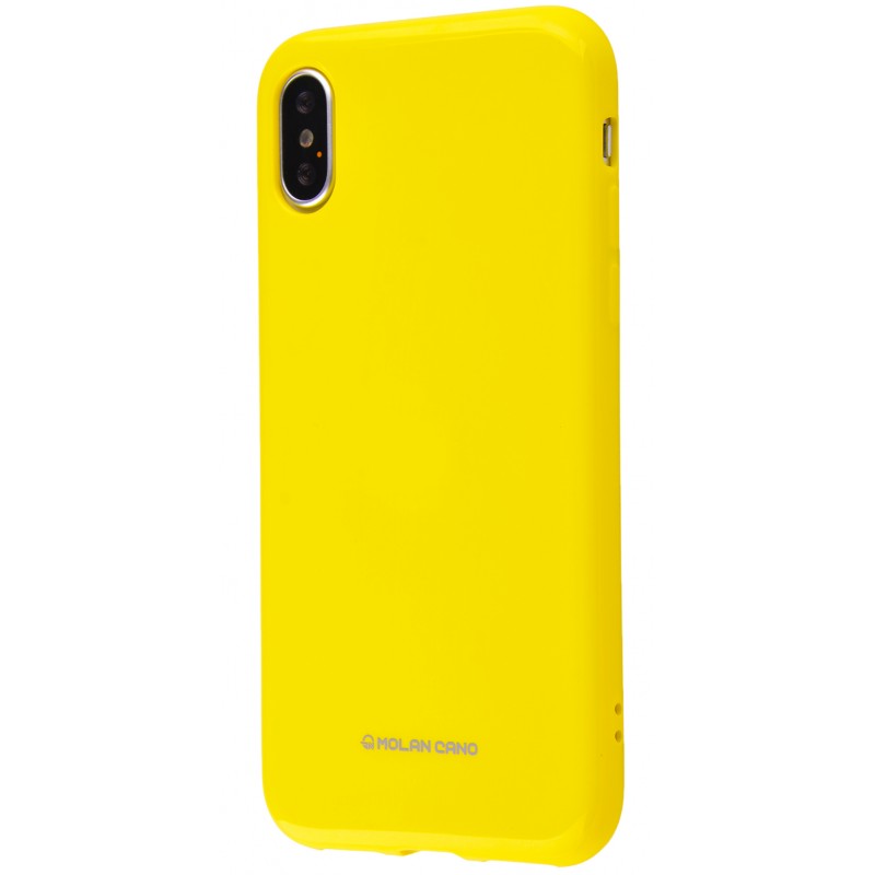 Molan Cano Glossy Jelly Case iPhone X Yellow