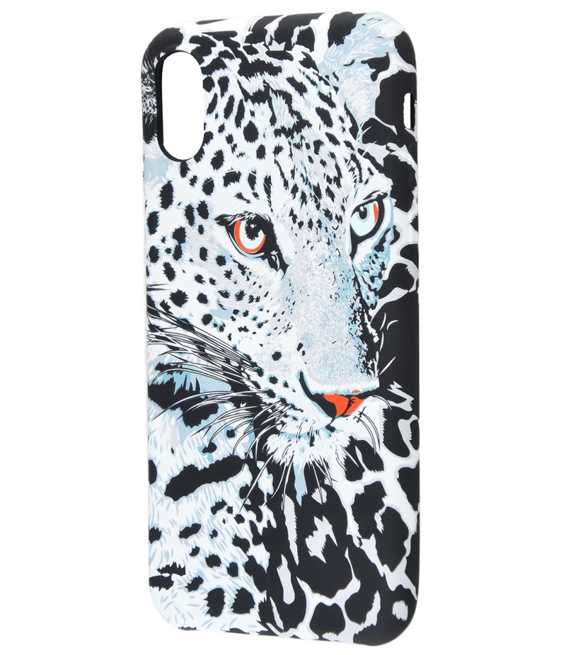 Накладка Luxo TPU Білий Леопард iPhone X