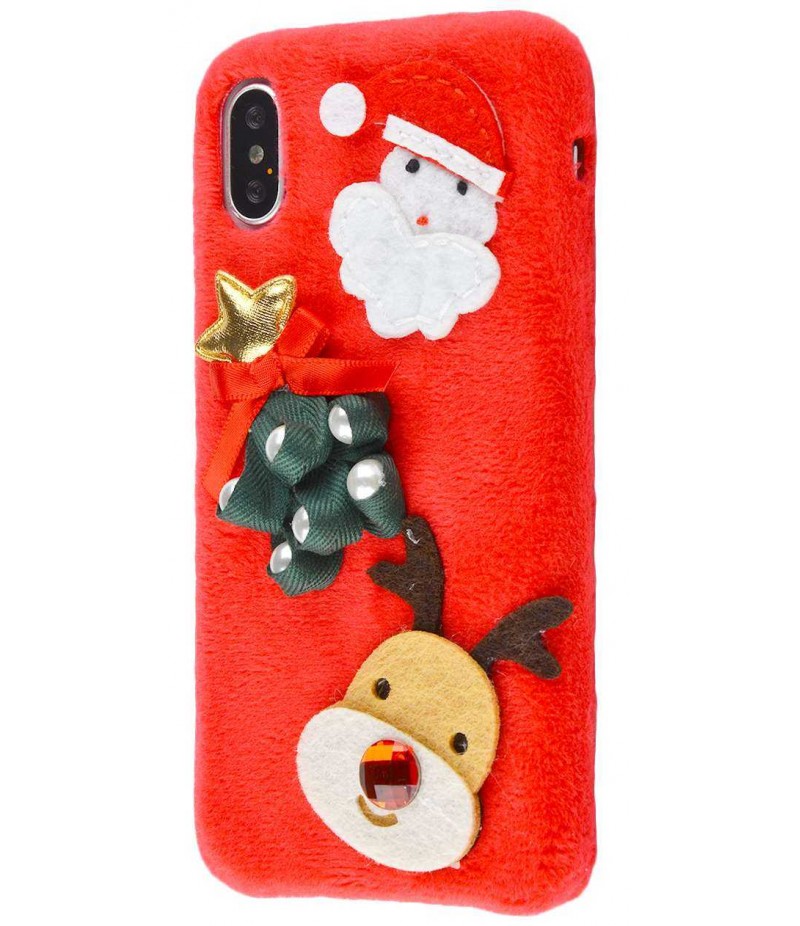 Накладка Merry Christmas iPhone X 01